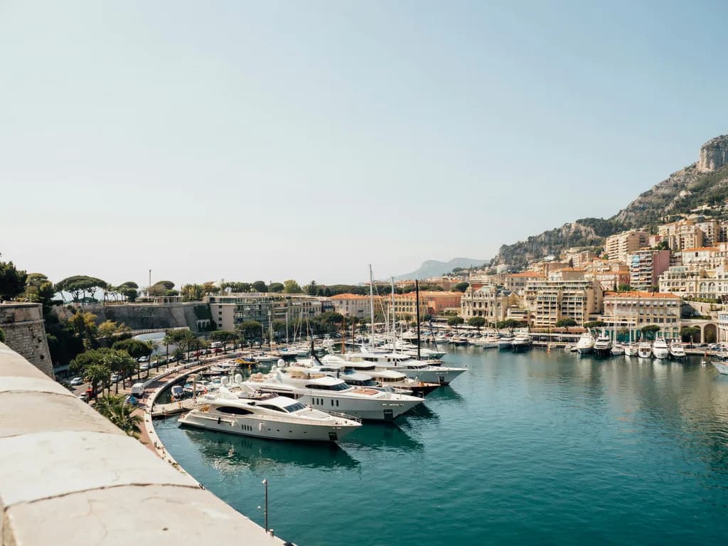 Monako - port Monte Carlo