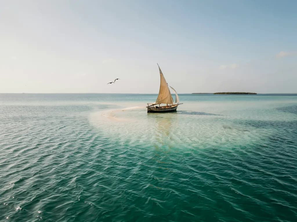 Mozambik - dhow na archipelagu Bazaruto