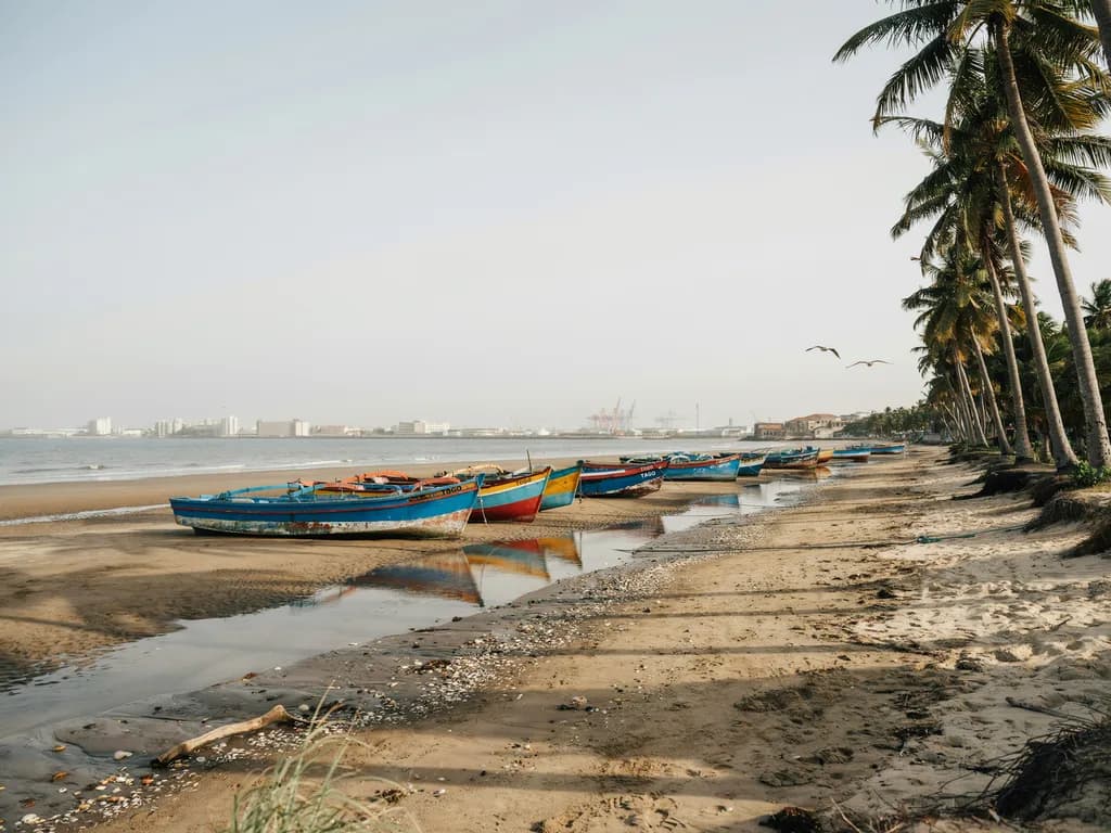 Togo - plaża w Lomé