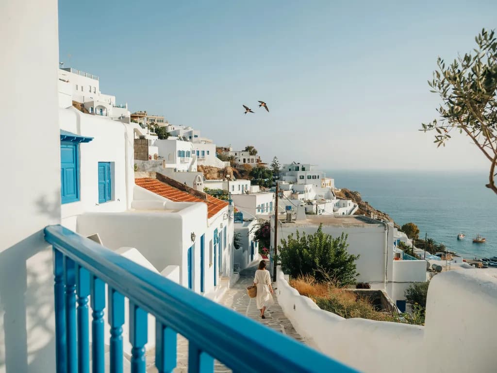 Tunezja - Sidi Bou Said, biało-niebieskie domy