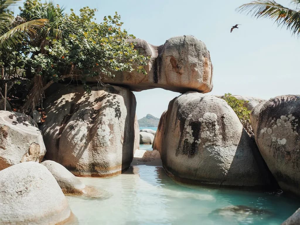 Brytyjskie Wyspy Dziewicze - The Baths na Virgin Gorda